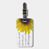 Giant Sunflowerラゲッジタグ – カスタマイズ可能 ラゲッジタグ (正面縦)