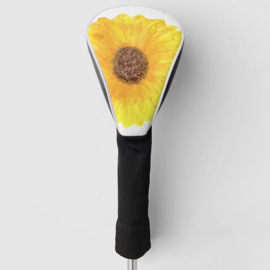 Giant Sunflower Golf Head Covers ゴルフヘッドカバー (正面)