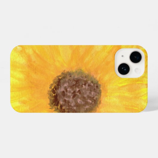 Giant Sunflower iPhone Case iPhoneケース (裏面横)
