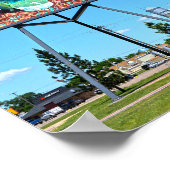 Giant Vanゴッホのヒマワリのアートワーク, Goodland, KS ポスター (角)