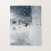 Giant white wolf ジグソーパズル (縦)