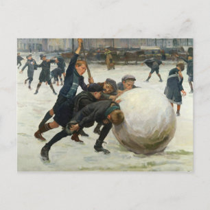 Giantest Snowball 1903年 ポストカード