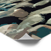 Giants Causeway Travel Poster ポスター (角)