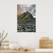 Giants Causeway Travel Poster ポスター (キッチン)