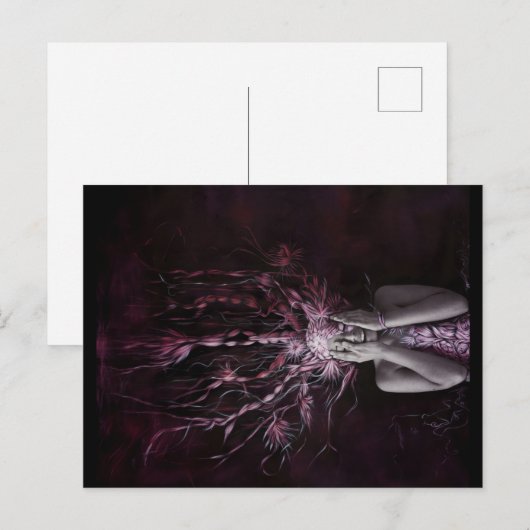 GIAWILピンク ポストカード (正面/裏面)