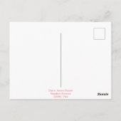 GIAWILピンク ポストカード (裏面)