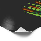 Gib niemals auf ! T-Shirt Acryl Wandkunst Galeriel ポスター (コーナー)