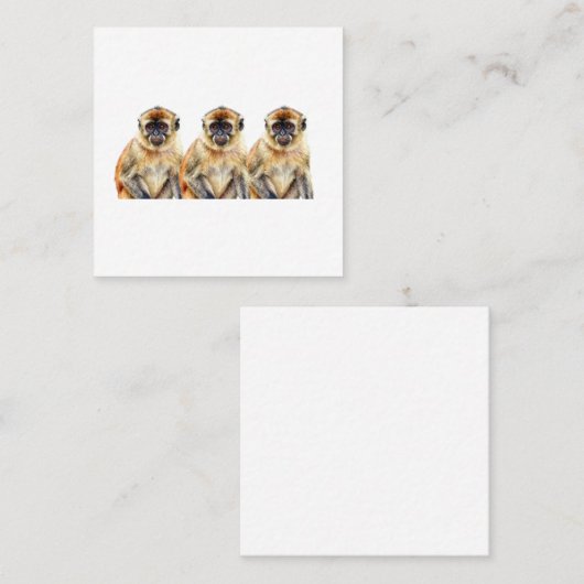 Gibbon スクエア名刺 (正面/裏面)