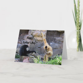 Gibbons You a Happy Father's Day Card カード