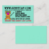 GIBBY CATビズカード 名刺 (正面/裏面)