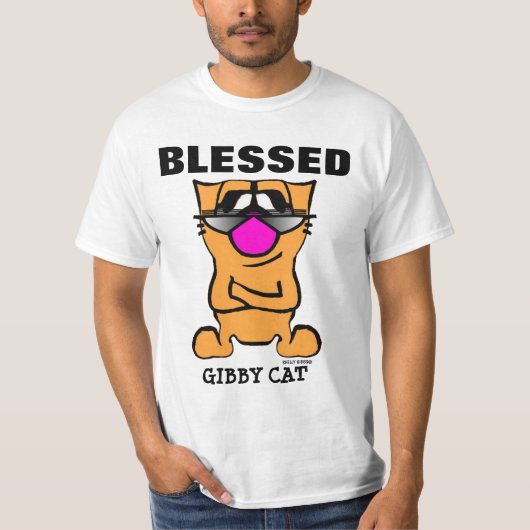 GIBBY CAT CHRISTIAN Tシャツ賛美 Tシャツ (正面)