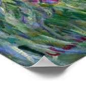 Giberny Posterでモネアイリスガーデン ポスター (角)