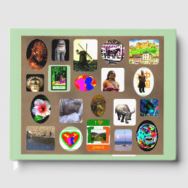 Gibneyあなたの写真ここに博物館ザズルのフレーム ゲストブック