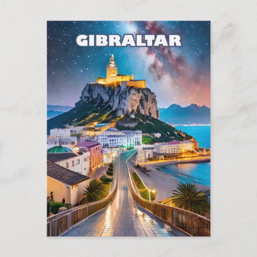 Gibraltar, carrefour des horizons et des voyages ポストカード (正面)