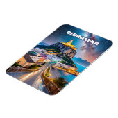 Gibraltar, carrefour des horizons et des voyages マグネット (左側)