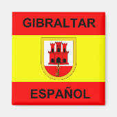 Gibraltar Espanol マグネット (正面)