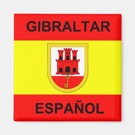 Gibraltar Espanol マグネット (正面)