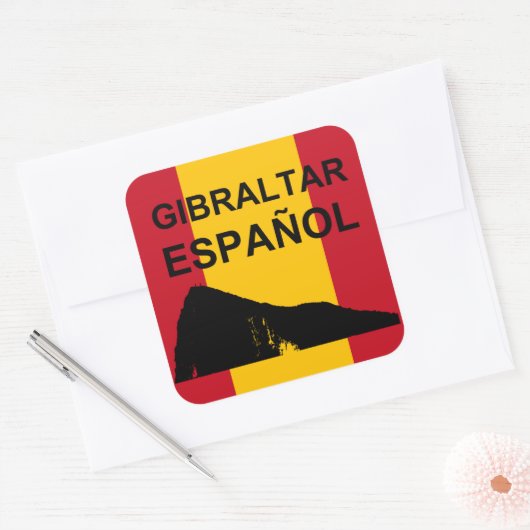 Gibraltar Espanol 6 スクエアシール (封筒)