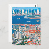 Gibraltar, ville des rochers et des falaises ポストカード (正面/裏面)
