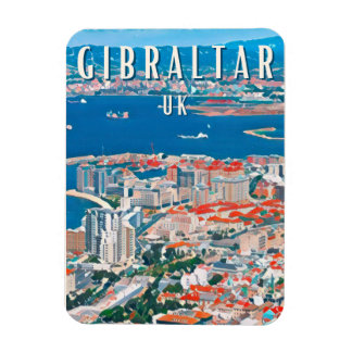 Gibraltar, ville des rochers et des falaises マグネット