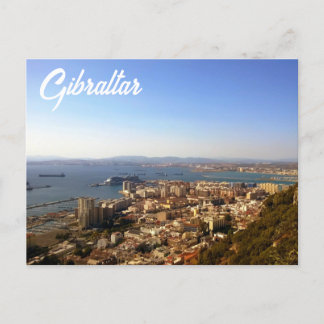 Gibraltar von oben ポストカード