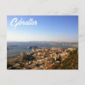Gibraltar von oben ポストカード (正面)