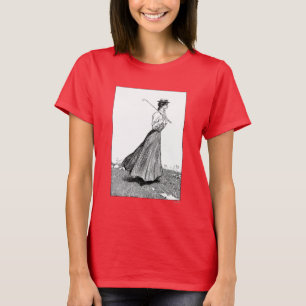 Gibson Girl With Golf Club, 1899 Tシャツ