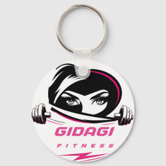 GIDAGIフィットネスロゴ キーホルダー