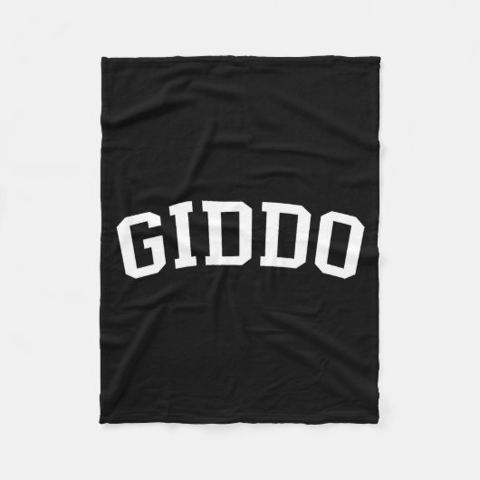 Giddo フリースブランケット (正面)