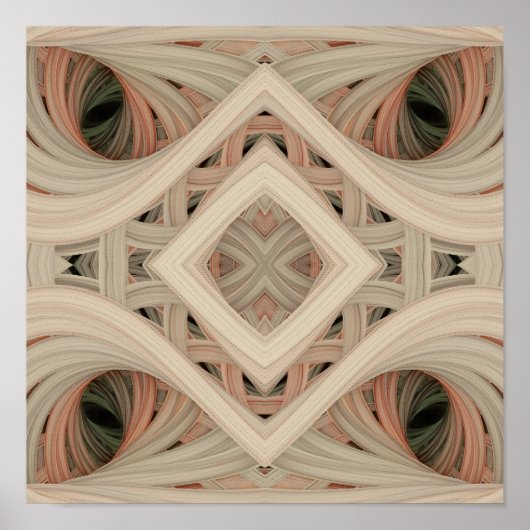 Giddy Gossypium 12インチx 12インチ ポスター (正面)