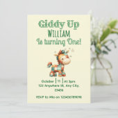 Giddy up! 招待状 (スタンド正面)