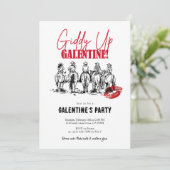 Giddy Up Galentine’s Day 招待状 (スタンド正面)
