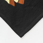 Giddy Up Jingle Horse Funny Retro Santa Cowboy Chr フリースブランケット (角)