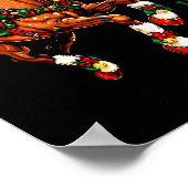 Giddy Up Jingle Horse Western Christmas Horse Coun ポスター (角)