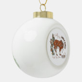 Giddy Up Jingle Horses Pick Up Your Feet Christmas セラミックボールオーナメント (左)