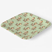 Giddy-Up Patchwork Pony Birthday ペーパープレート (傾斜あり)