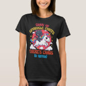 Giddy Up Sparkle Farts There's Chaos To Spread Cut Tシャツ (正面)
