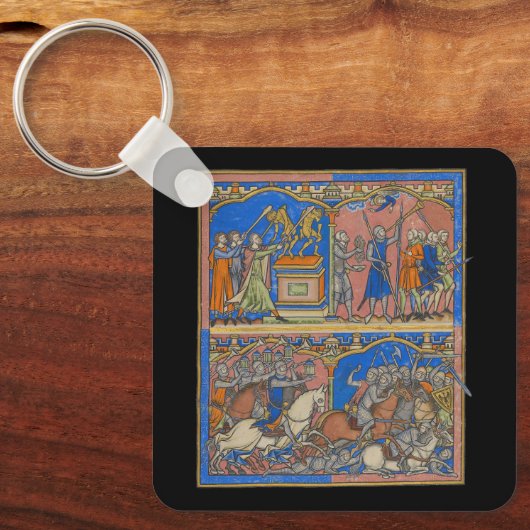 Gideon's Valiant Three Hundred The Crusader Bible キーホルダー (正面)