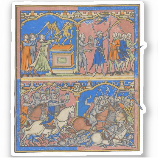 Gideon's Valiant Three Hundred The Crusader Bible シール (正面)