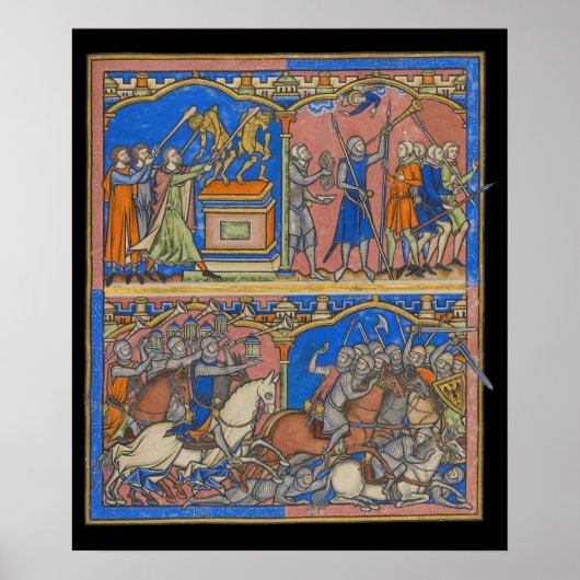 Gideon's Valiant Three Hundred The Crusader Bible ポスター (正面)