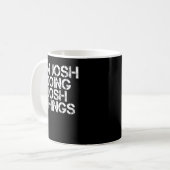 GIFの誕生日名をJOSH THINGSでおもしろいJOSH コーヒーマグカップ (正面左)