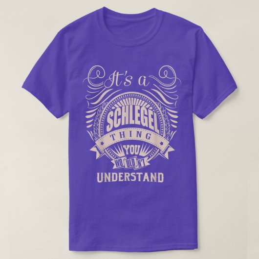GIFを理解できないのはSCHLEGELだ Tシャツ (デザイン正面)