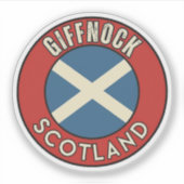 Giffnock, Scotland シール (正面)