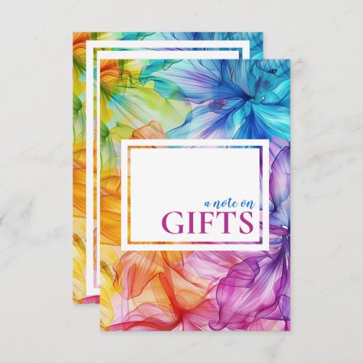 GIFTカードに関するメモEthereal開花 エンクロージャーカード (正面/裏面)