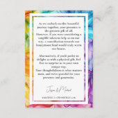 GIFTカードに関するメモEthereal開花 エンクロージャーカード (裏面)