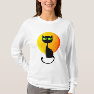 GIftハロウィーンブラックキャットTシャツ Tシャツ