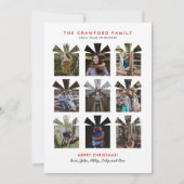 Gift 包まれた Year in Review写真ホリデーカード シーズンカード (正面)