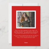 Gift 包まれた Year in Review写真ホリデーカード シーズンカード (裏面)