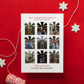 Gift 包まれた Year in Review写真ホリデーカード シーズンカード