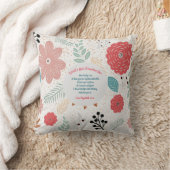 GIFT – 孫からの祖母の詩 – カスタム クッション (ブランケット)